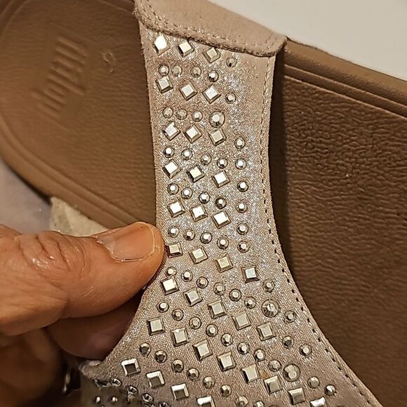 FitFlop Novy Thong Sandals Sz.7 - Picture 3 of 5